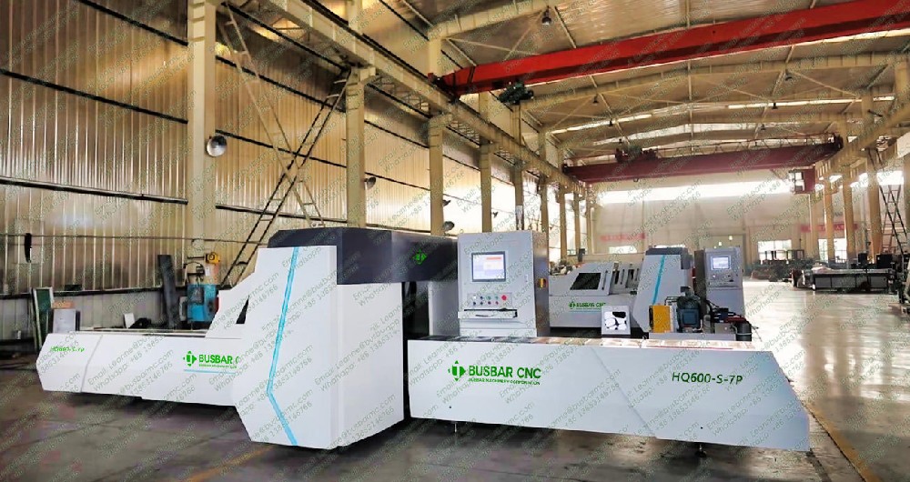 HQ600-SP CNC | Punzonatrice e Cesoia per Sbarre di Rame - Sistema di Lavorazione Barre Collettrici Alta Velocità