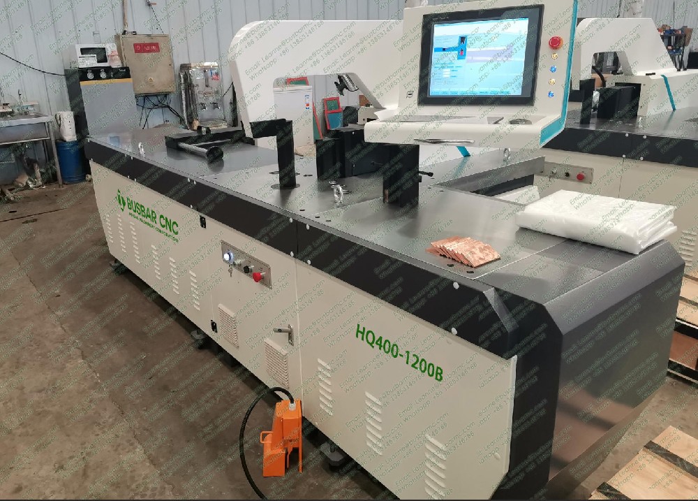 Piegatrice CNC per Sbarre di Rame HQ400-1200B | Curvatrice Automatica per Quadristica e Distribuzione Elettrica